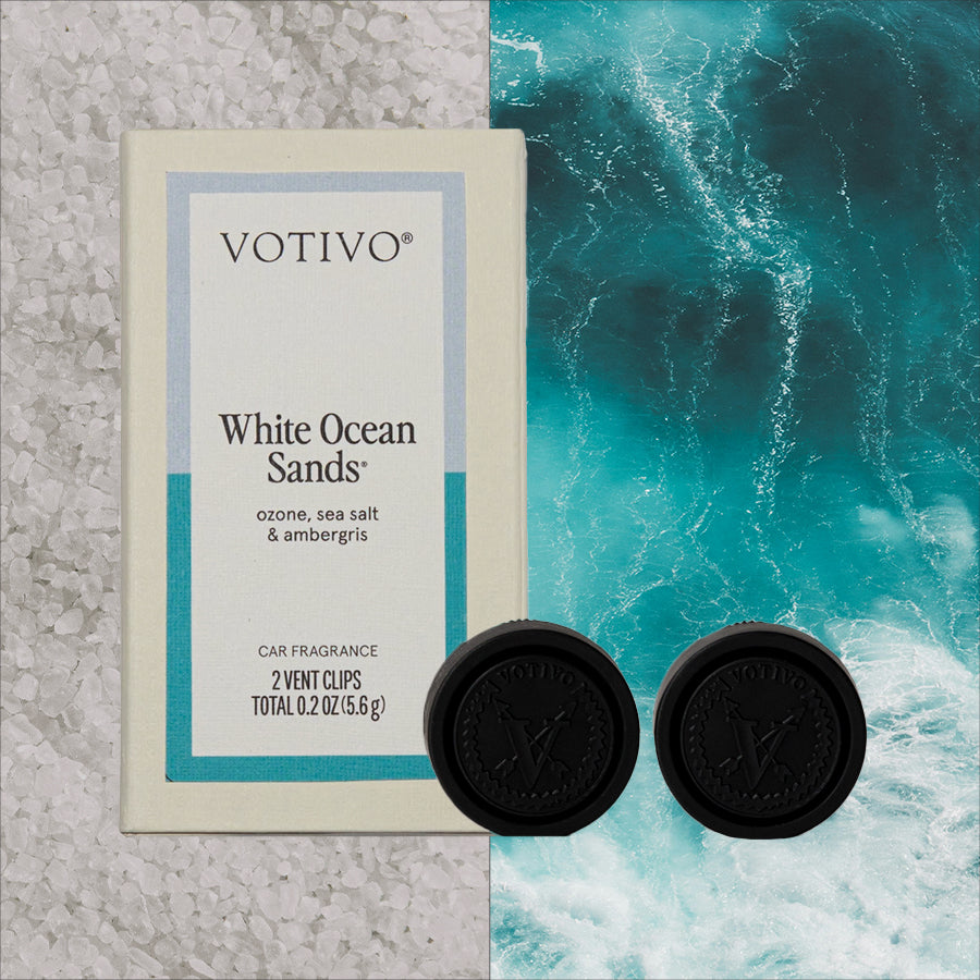 White Ocean Sands Car Fragrance (2 Pack)