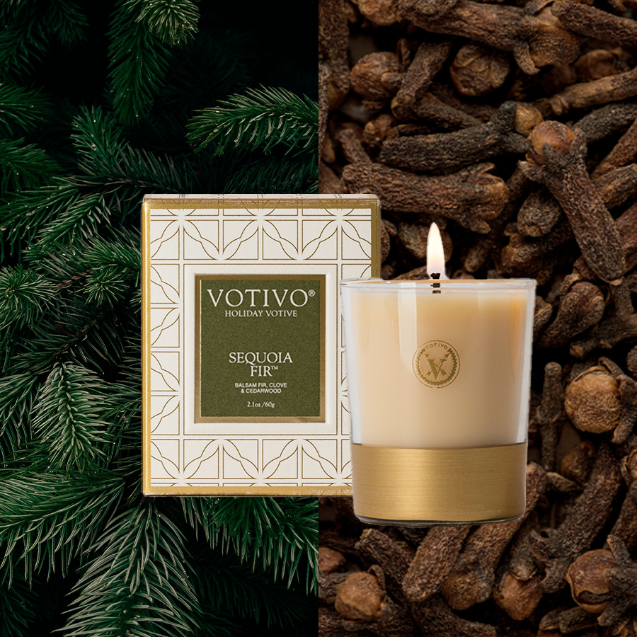 Sequoia Fir Holiday Votive