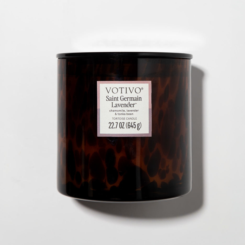 Saint Germain Lavender Tortoise Candle
