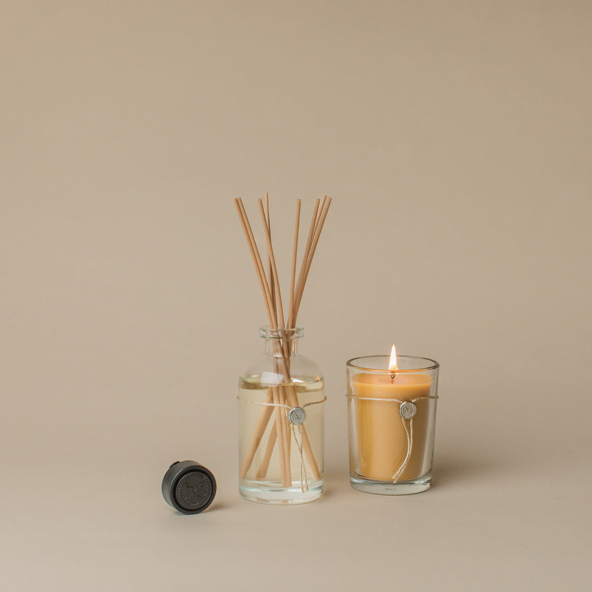 Starter Bundle - Aromatic Candle, Aromatic Reed Diffuser & Auto