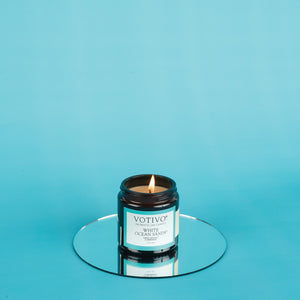 2.8oz Aromatic Jar Candle-White Ocean Sands