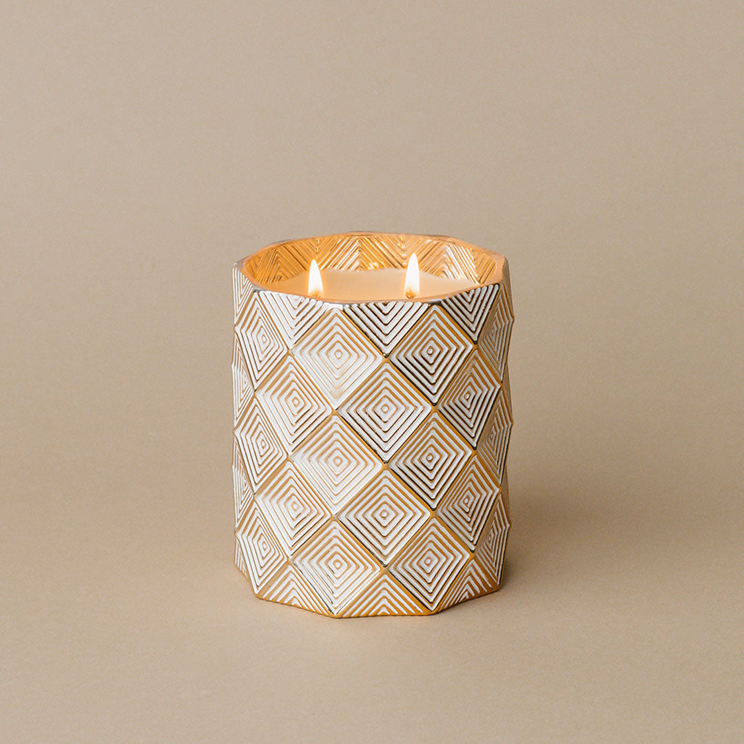 Holiday Decorative Candle - Gilded Pear