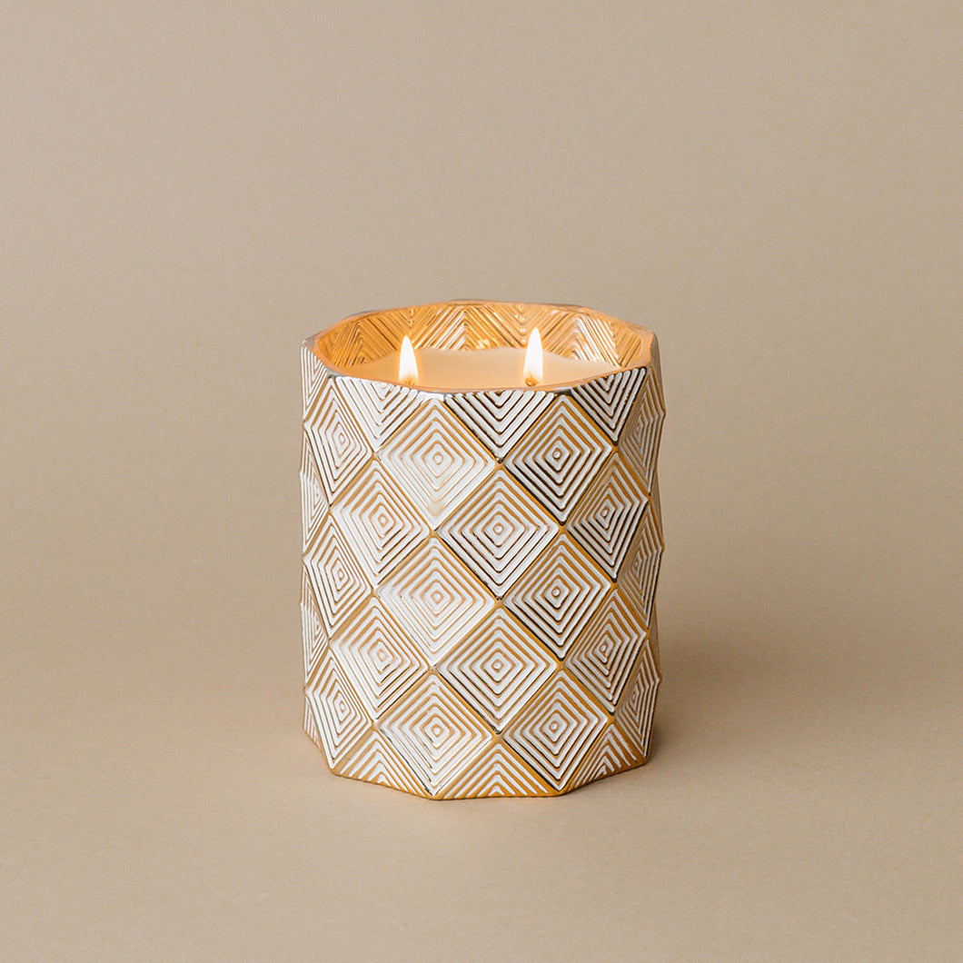 Holiday Decorative Candle-Gilded Pear