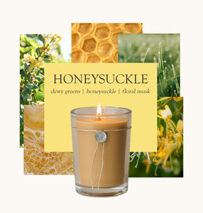 6.8oz Aromatic Candle-Honeysuckle