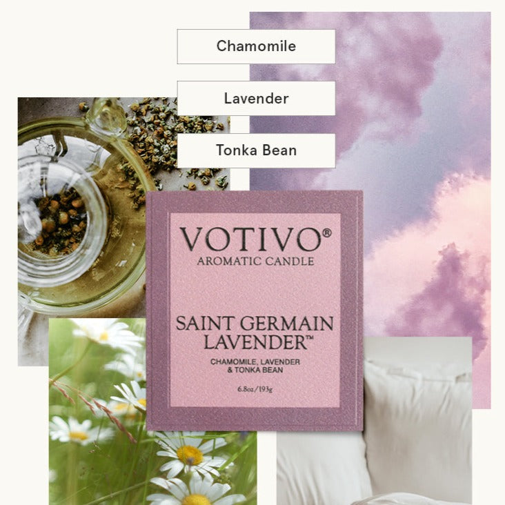 6.8oz Aromatic Candle-Saint Germain Lavender