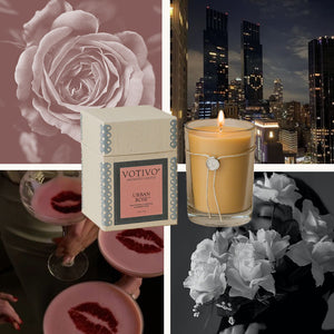 6.8oz Aromatic Candle-Urban Rose