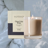 Votivo Signature Candle Clean Crisp White - 10oz