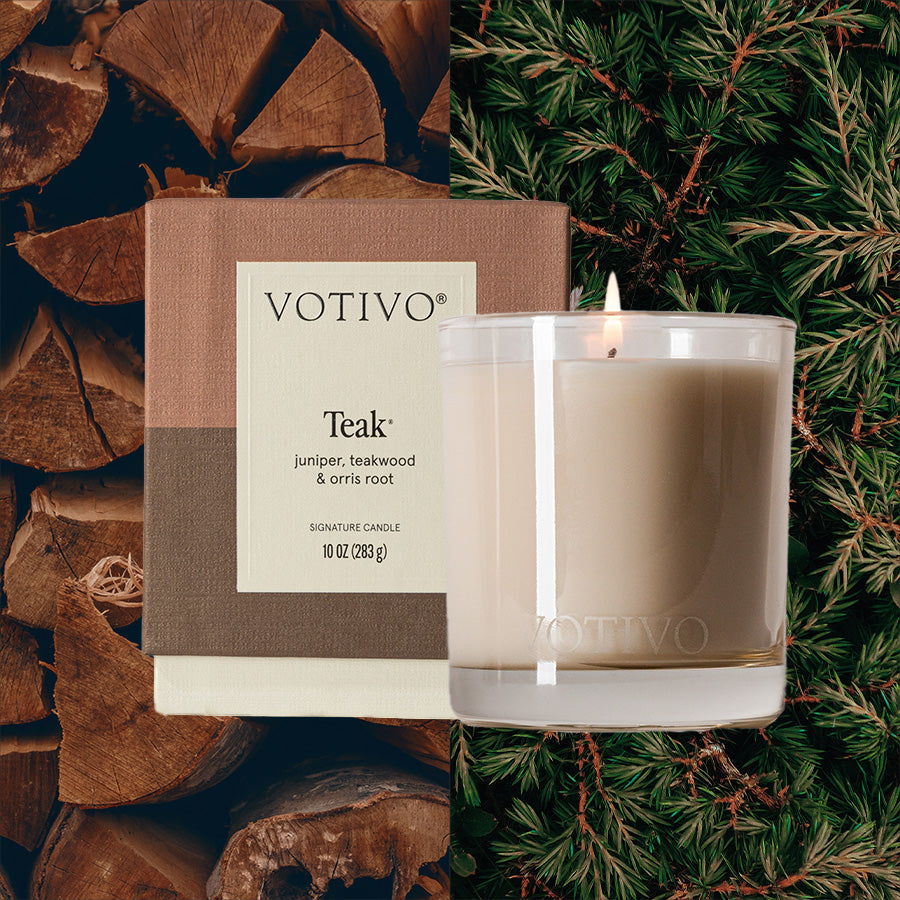 Teak 10 oz. Signature Candle