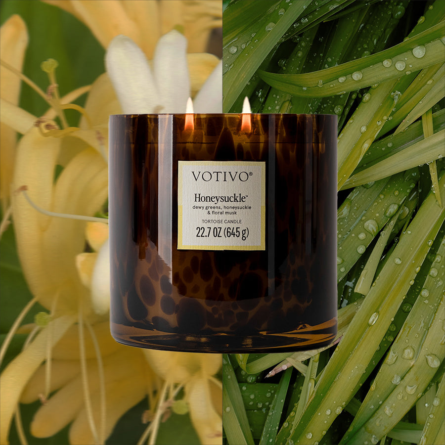 Honeysuckle Tortoise Candle