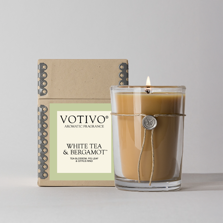 White Tea & Bergamot 6.8 oz Aromatic Candle