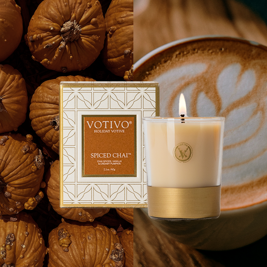 Spiced Chai Holiday Votive
