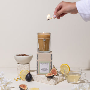 6.8 oz Aromatic Candle-White Tea & Bergamot