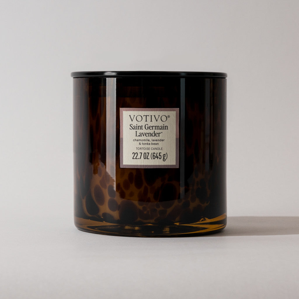 Saint Germain Lavender Tortoise Candle