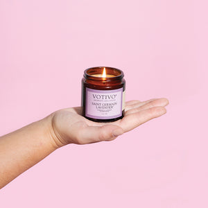2.8oz Aromatic Jar Candle-Saint Germain Lavender