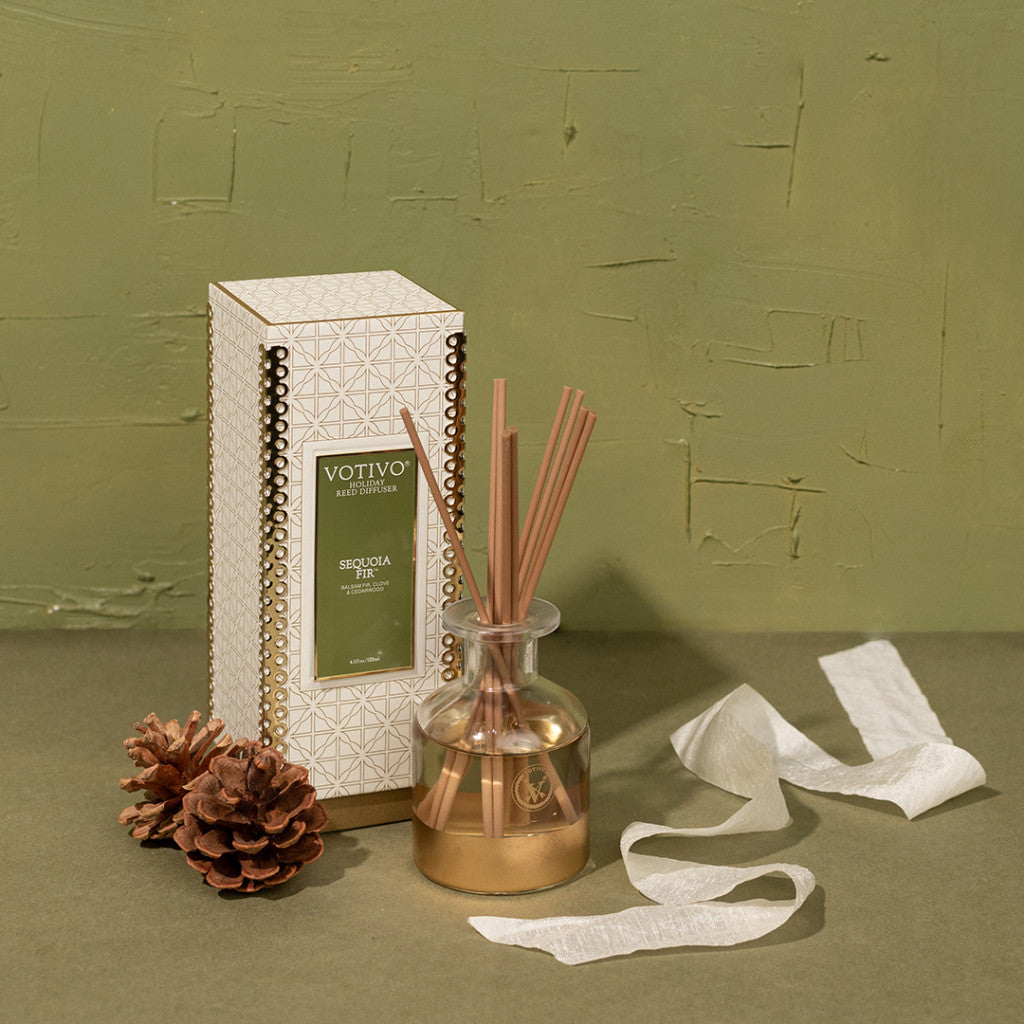 Holiday Reed Diffuser-Sequoia Fir