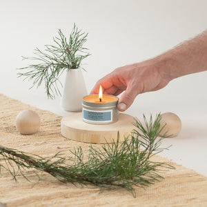 Aromatic Travel Tin Candle-Icy Blue Pine