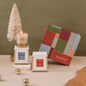 Holiday Candle Duo-Red Currant & Icy Blue Pine