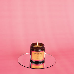 2.8oz Aromatic Jar Candle-Pink Mimosa
