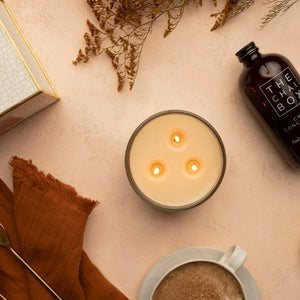 Holiday 3 Wick Candle-Spiced Chai