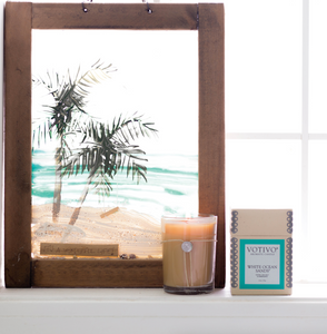 Starter Bundle - Aromatic Candle, Aromatic Reed Diffuser & Auto Fragrance - White Ocean Sands