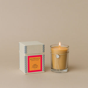 6.8oz Aromatic Candle-Pink Mimosa