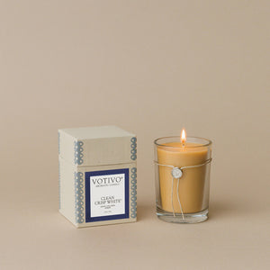 6.8oz Aromatic Candle-Clean Crisp White