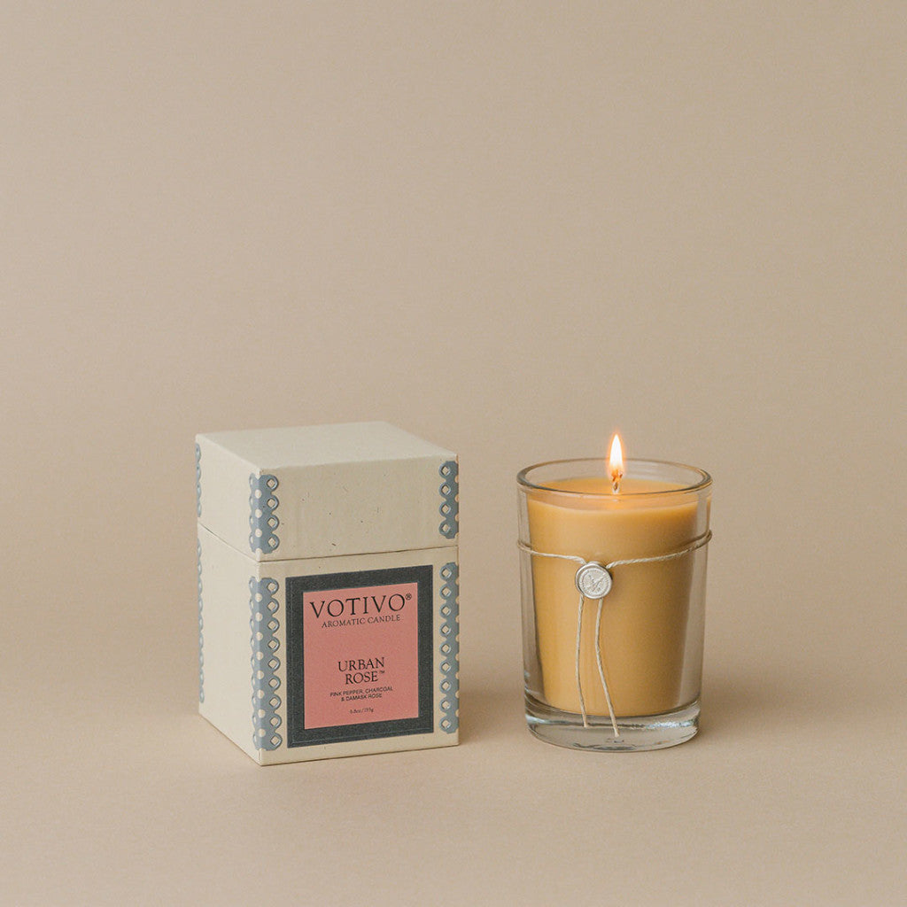 6.8oz Aromatic Candle-Urban Rose