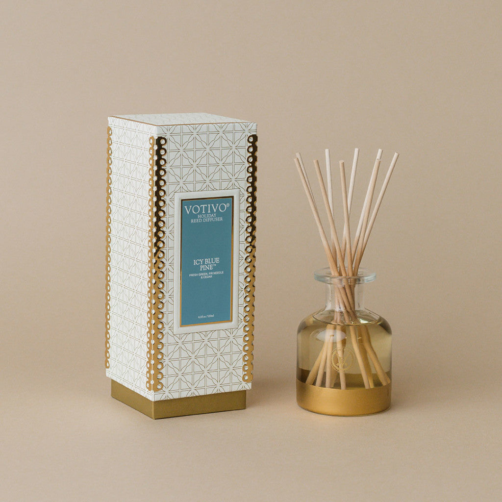 Holiday Reed Diffuser-Icy Blue Pine