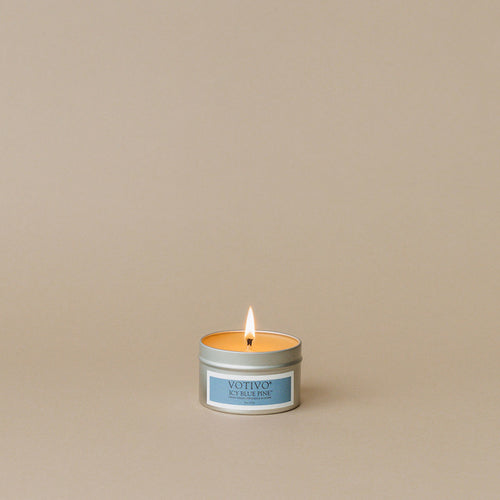 Aromatic Travel Tin Candle-Icy Blue Pine